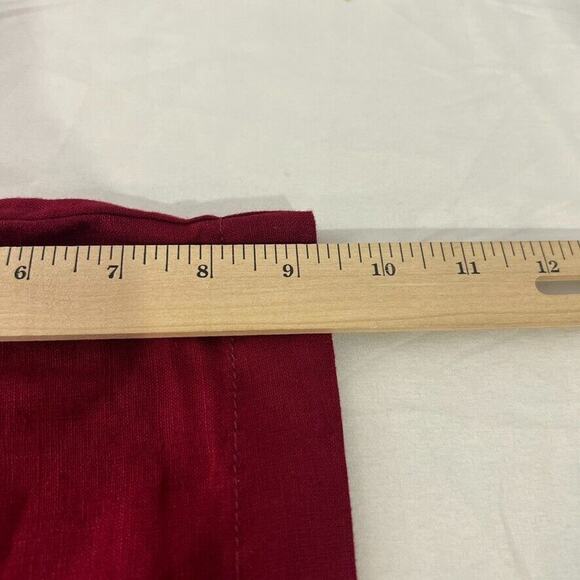 Chico's Red Drawstring 100% Linen Blend 9" Shorts Women's 0.5 US Size 6 - Picture 11 of 11